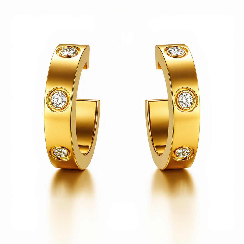 Lune Earrings & Bangle Bundle