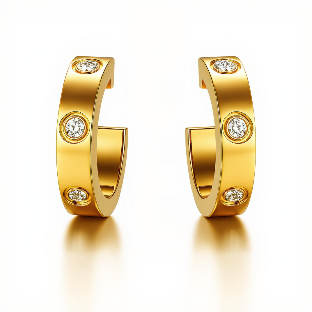 Lune Earrings & Bangle Bundle