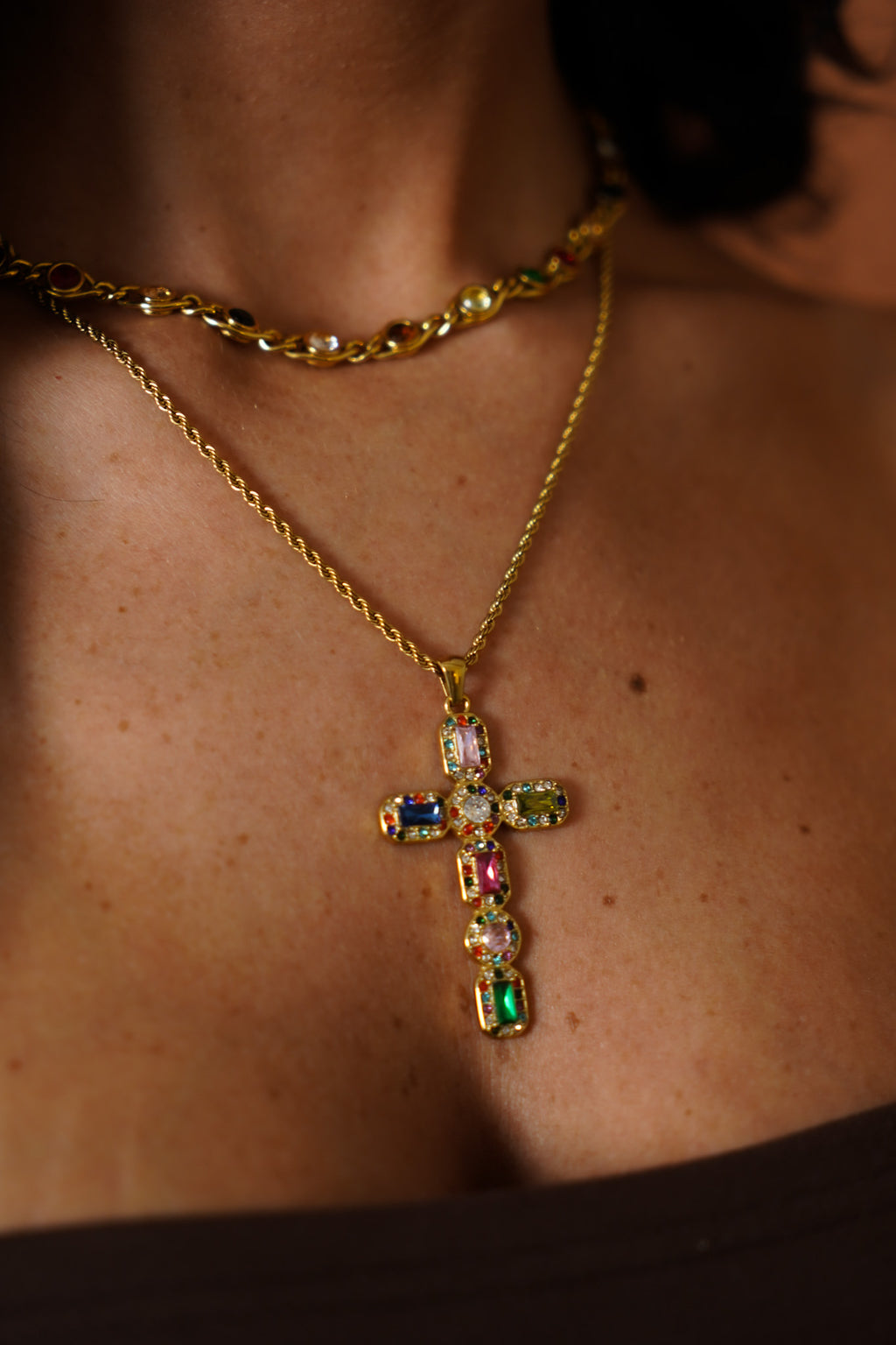Lucia Cross Necklace
