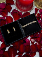 Crystal Hoops & Bracelet Bundle