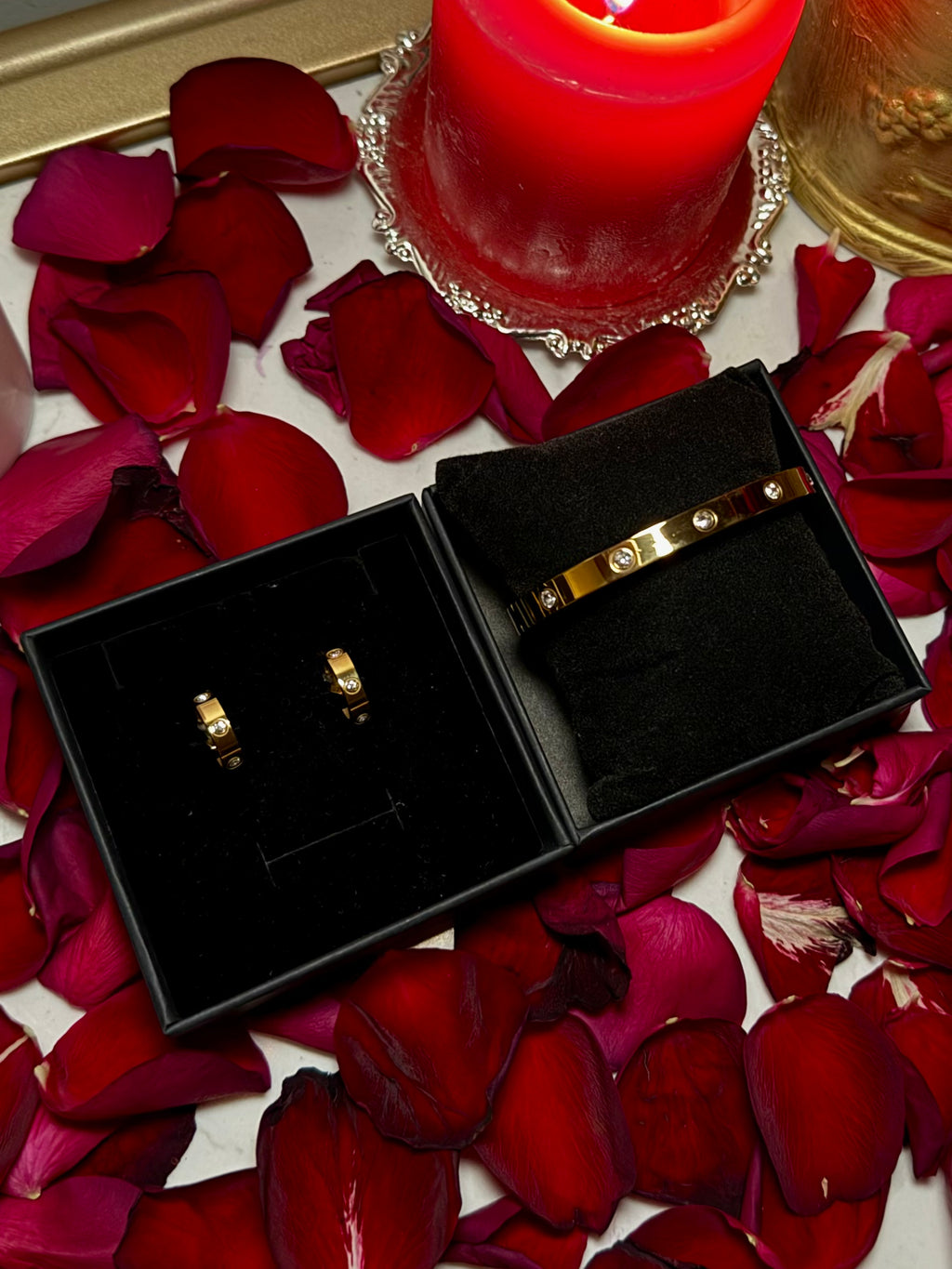 Lune Earrings & Bangle Bundle