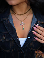 Lucia Cross Necklace